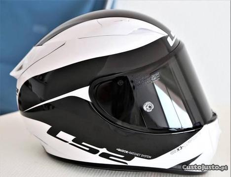 Capacete NOVO Ls2 Arrow Carbon/Kevlr Tam XS-S-XL