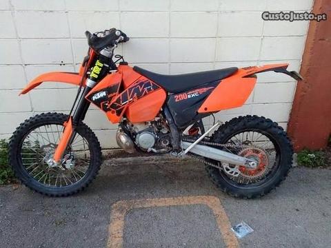 Ktm exc 200 de 2007