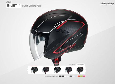 Capacete Urban S Jet Vision RED