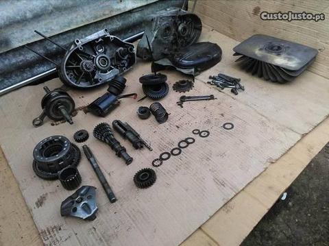 motor sachs v5 ás peças cesta embraiagem 12 molas