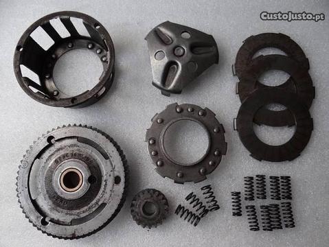 Cremalheira de Embraiagem + Cesto 12 Molas SACHS