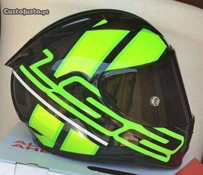 Capacete NOVO Ls2 Arrow R Carbono/Kevlar Tam S-M-L