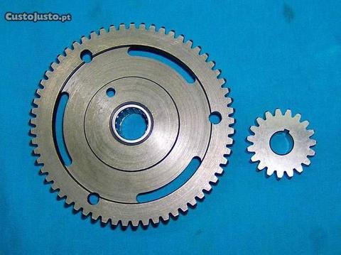 sachs 6v 5v cremalheira embraiagem dentes direitos