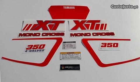 Autocolantes Yamaha XT 350 XT 600 - 1987 a 1997