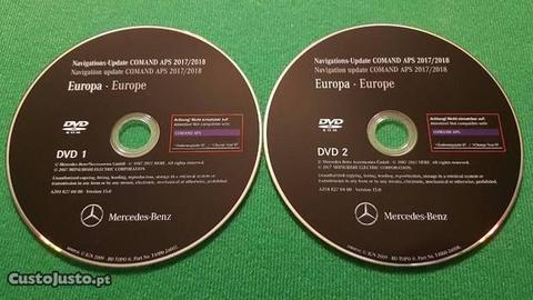 Mercedes-Benz DVD Atualização GPS NTG4-212 COMAND