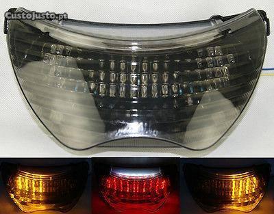 stop com piscas em leds cbr 600f4i 2004 a 2006